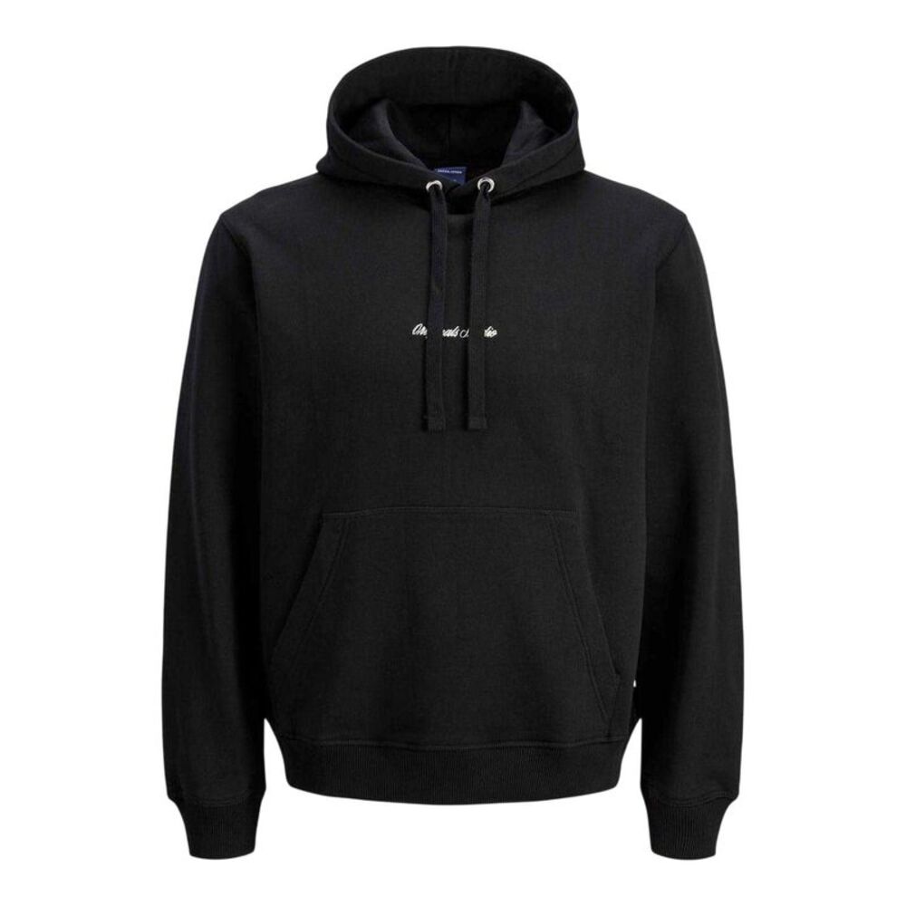 Jack And Jones Mens Relaxed Fit Hoodie / Black